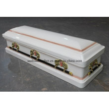 Wood and Metal Coffin